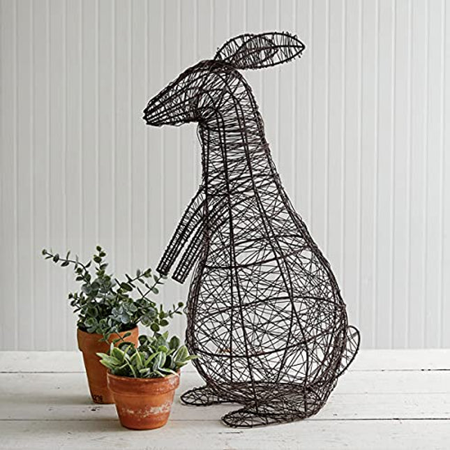 CTW Home Collection 460296 Wire Nest Bunny