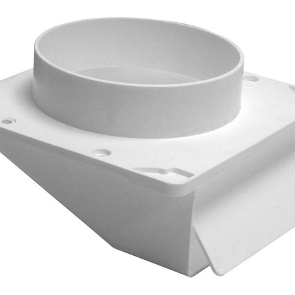 Lambro Industries 143WP Lambrodustriesdustries Plastic Under Eave Vent, 4In, White