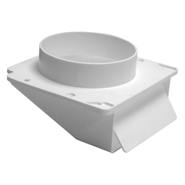 Lambro Industries 143WP Lambrodustriesdustries Plastic Under Eave Vent, 4In, White