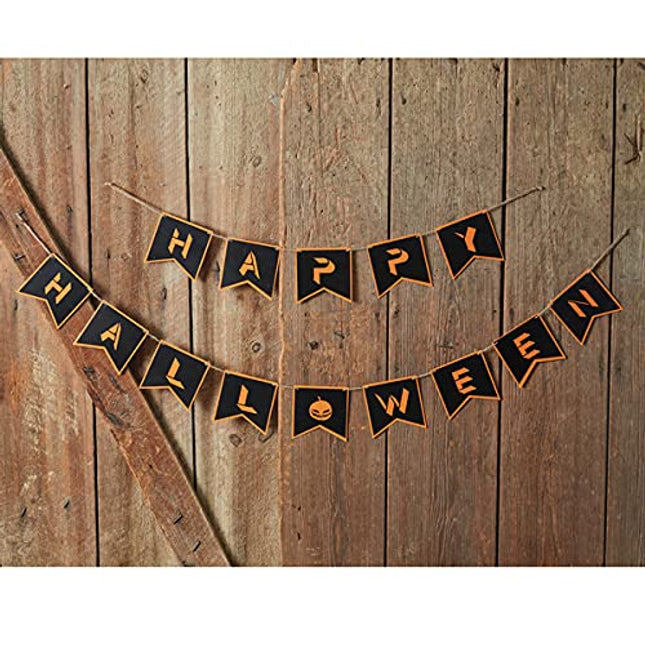 Happy Halloween Metal Banner