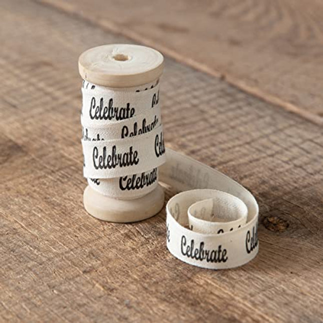 CTW 780307 Celebrate Ribbon on Wooden Spool