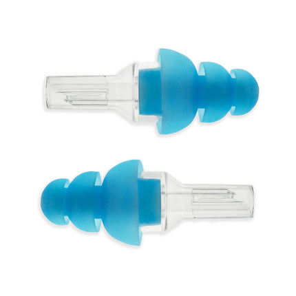 Etymotic Research ER20 High-Fidelity Earplugs (Concerts, Musicians, Airplanes, Motorcycles, Sensitivity and Universal Hearing Protection) - Standard, Clear Stem w/ Blue Tip