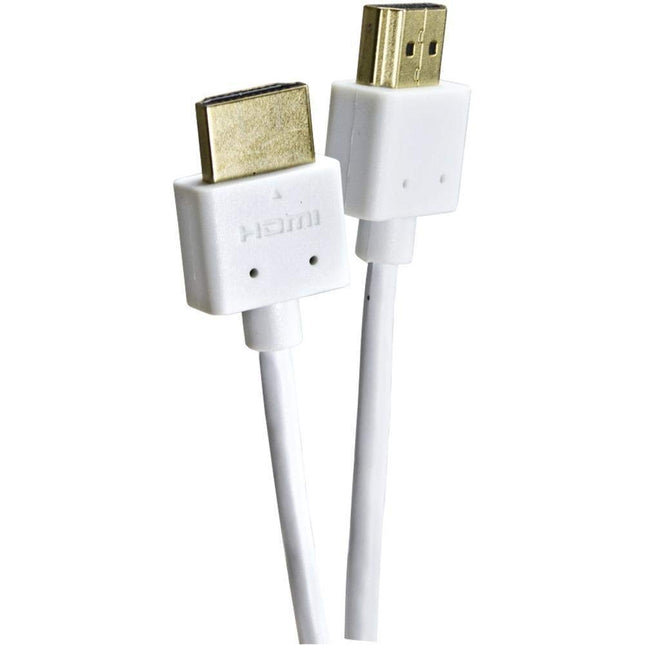 Vericom XHD01-04260 Gold-Plated High-Speed HDMI(R) Cable with Ethernet (12ft), White (RA32441)