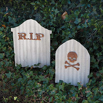 CTW Collection 370563 Set of Two Tombstone Garden Stakes