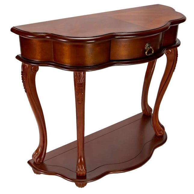 All Things Cedar Classic Accents HF024 Old World Entry Table, Cherry