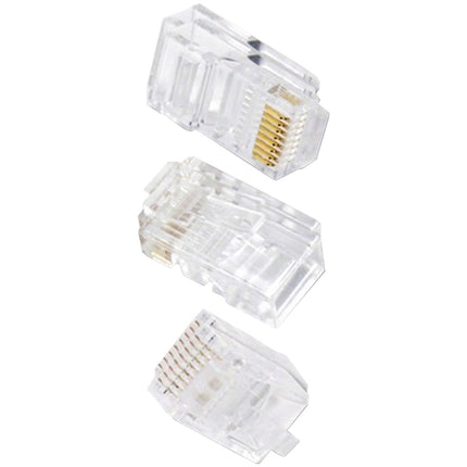 8-Pin Cat-6 Crimp Connector, 50 Pk