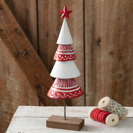 Hand Painted Metal Christmas Tree