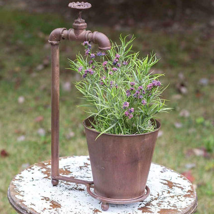 CTW Home Collection Water Spigot Tabletop Planter