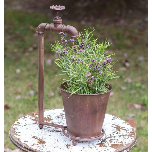 CTW Home Collection Water Spigot Tabletop Planter