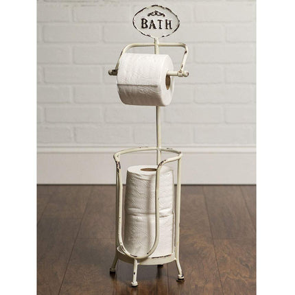 CTW Home Collection Bath Tissue Stand 7.5 Width x 7.5 Depth x 25 Tall