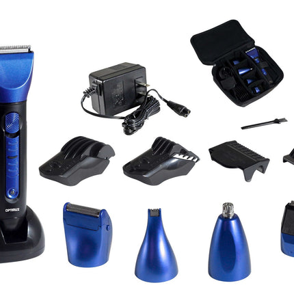 Optimus 50150S 15-Piece Wet/Dry Multi Styler, Clipper, and Trimmer