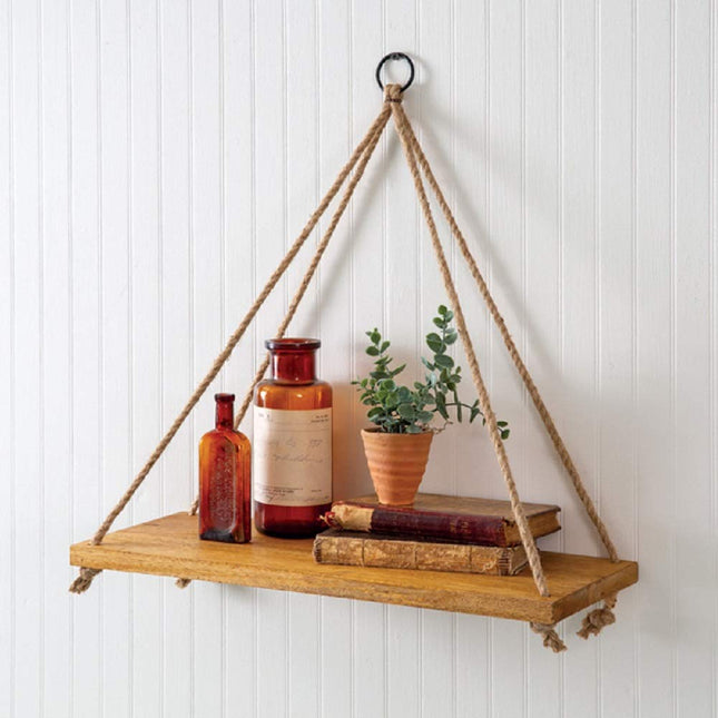 Boho Hanging Wall Shelf