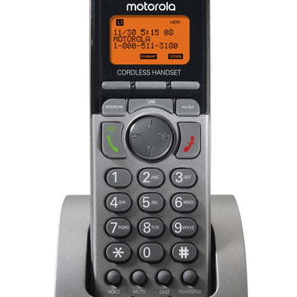Motorola ML1200 DECT 6.0 Expandable 4-line Business Phone System with Voicemail, Digital Receptionist and Music on Hold, Black,