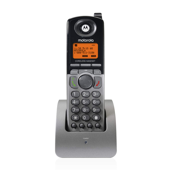 Motorola ML1200 DECT 6.0 Expandable 4-line Business Phone System with Voicemail, Digital Receptionist and Music on Hold, Black,