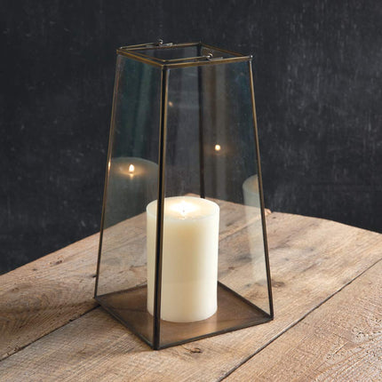 CTW Home Collection 370444 Paramount Lantern, 15-inh Height, Glass, Large (1)