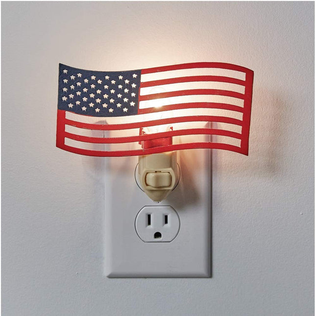 CTW Home Collection 860413 American Flag Night Light, Box of 4