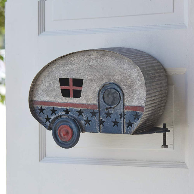 CTW Home Collection 770487 Americana Camper Hanging Birdhouse, 13.25-inch Width