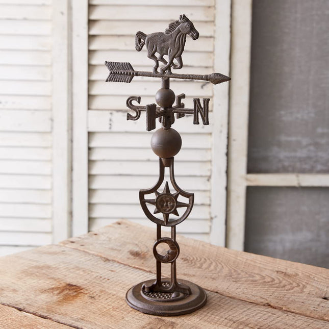 Colonial Tin Works 420220 Decorative Horse Weathervane Stand, 21-inch Height