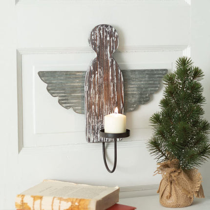 Colonial Tin Works Heavenly Angel Wall Sconce