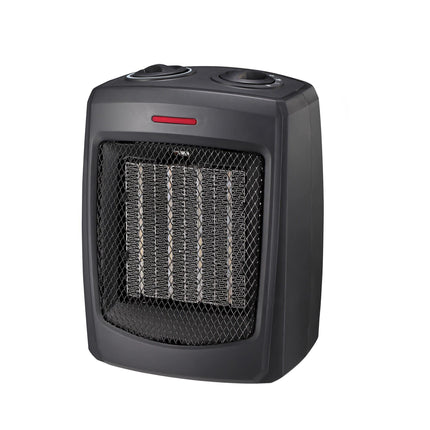 Optimus, Black Portable Ceramic Thermostat Heater, Size