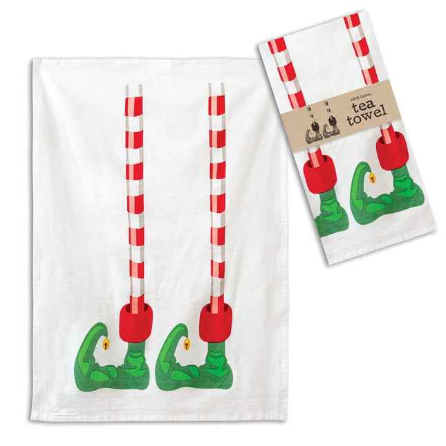 CTW 780149 Elf Tea Towel, 28-inch Length, Cotton