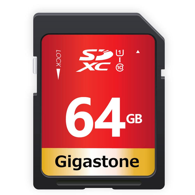 Gigastone GS-SDXC80U1-64GB-R Prime Series SDXC Card (64GB)