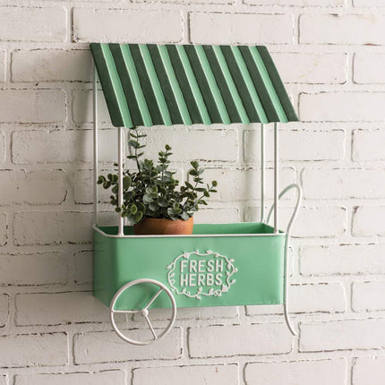 CTW Home Collection 770416 Fresh Herbs Hanging Wall Cart, 19-inch Height