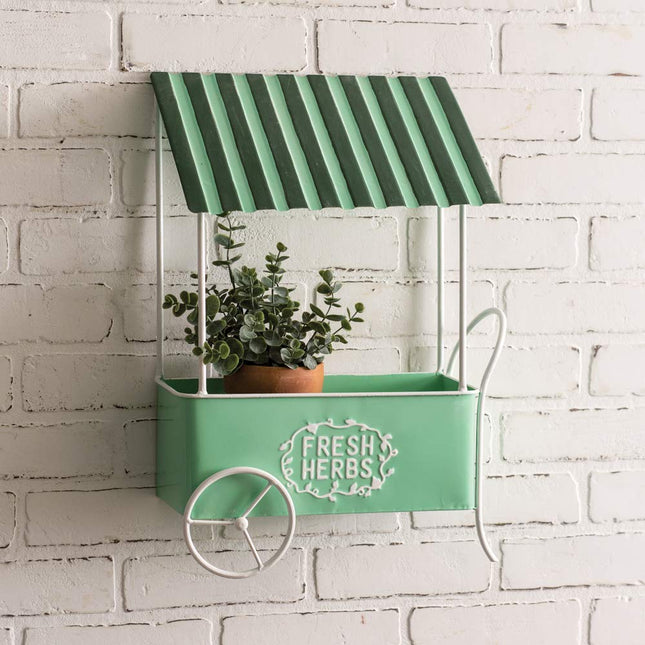 CTW Home Collection 770416 Fresh Herbs Hanging Wall Cart, 19-inch Height