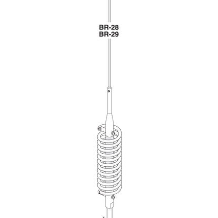 Tram BR-29 Browning Antenna