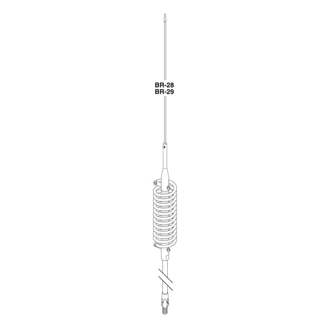 Tram BR-29 Browning Antenna