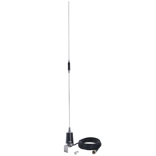 TRAM(R) 10280 144mhz/430mhz Dual-Band Pre-Tuned Amateur Trunk/Hole Mount Antenna, Silver