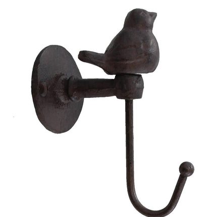 YukaBa 520013 Songbird Wall Hook, Brownish Black (Bird-1Pack)