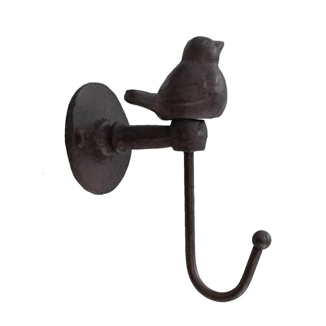 YukaBa 520013 Songbird Wall Hook, Brownish Black (Bird-1Pack)