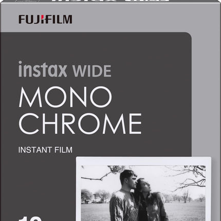 FUJIFILM Instax Wide Monochrome Film - 10 Exposures