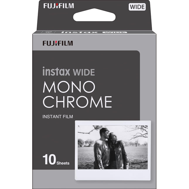FUJIFILM Instax Wide Monochrome Film - 10 Exposures