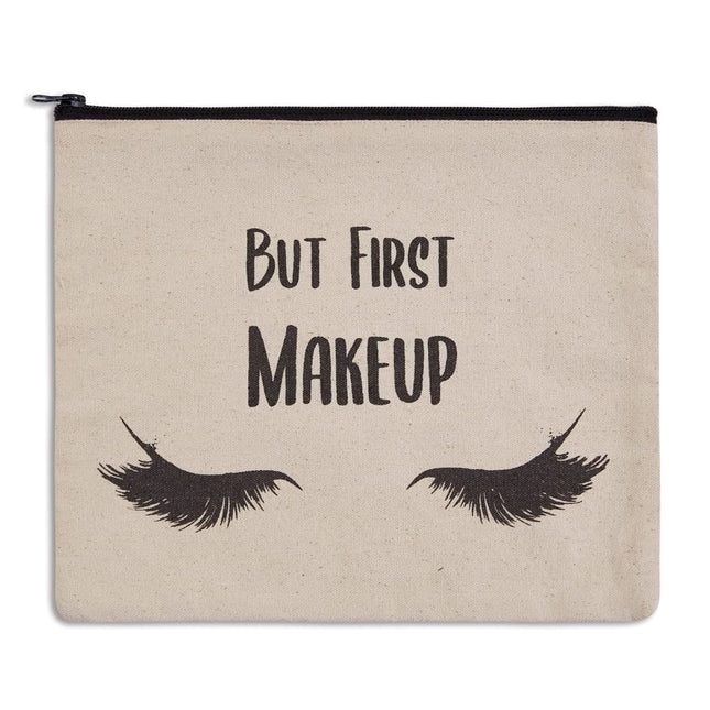 Colonial Tin Works 510550 But First Makeup Travel Bag, 11-inch Width