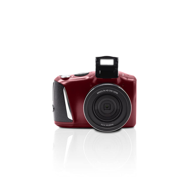 Minolta MND50 48 MP / 4K Ultra HD Digital Camera (Red)