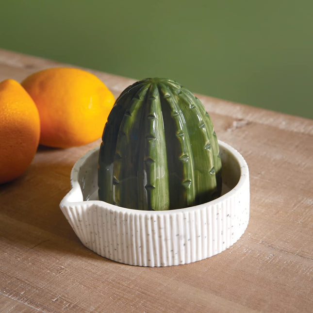 CTW 680611 Ceramic Cactus Juicer, 4-inch Height