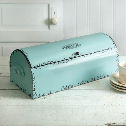 Vintage Bread Box - Seafoam