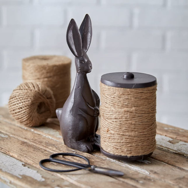CTW Home Collection Bunny Twine Holder with Scissors, 8-inch Height, Home Decor, Craft Accessories, Sewing Tools