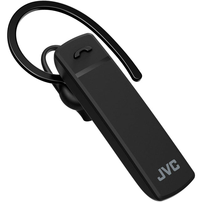 JVC Bluetooth Headset, Wireless Earbuds, Bluetooth 5.0, Long Battery Life (20 Hours), Work from Home, Telework, Compatible with HD Voice - HAC300B (Black)