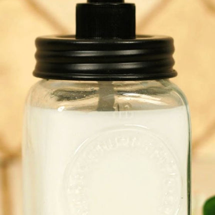 Colonial Tin Works Mini Dazey Butter Churn Jar Soap Dispenser (1)