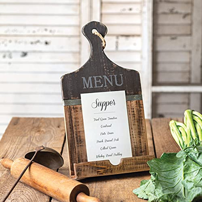 CTW Home Collection 530352 Wooden Menu Holder
