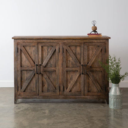 Colonial Tin Works Cozy Cottage Buffet Sideboard Storage, 62-inch Width