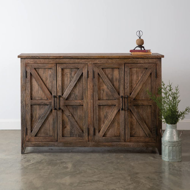 Colonial Tin Works Cozy Cottage Buffet Sideboard Storage, 62-inch Width