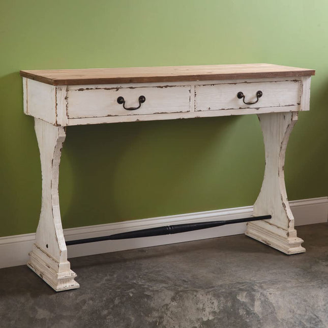 Colonial Tin Works Rustic Farmhouse Entryway Table, 47.50-inch Width