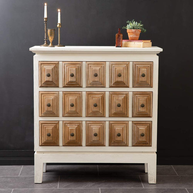 CTW Home Collection 400198 Theo Apothecary Accent Chest, 41.75-inch Height