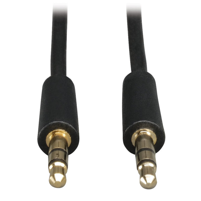 Tripp Lite 3.5mm Mini Stereo Audio Cable for Microphones, Speakers and Headphones (M/M) 6-ft.(P312-006)