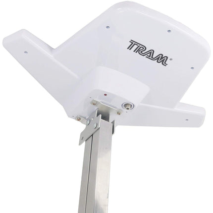 Tram HDTV Digital Amplified Outdoor Antenna for Home or RV Head Replacement,bat-Wing-Style retrofit,White