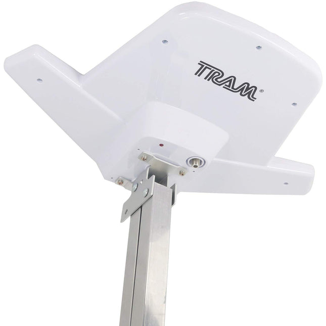 Tram HDTV Digital Amplified Outdoor Antenna for Home or RV Head Replacement,bat-Wing-Style retrofit,White